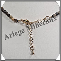 TOURMALINE Multicolore - Collier - Perles 4 mm - 42 cm - M001