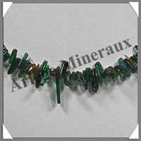 TOURMALINE Verte - Collier Baroque (Gros Morceaux) - 38 cm - M001