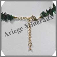 TOURMALINE Verte - Collier Baroque (Gros Morceaux) - 38 cm - M001