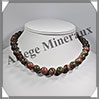 UNAKITE - Collier - Perles 12 mm - 43 cm - M004 Brsil