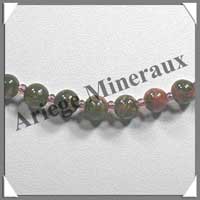 UNAKITE - Collier - Perles 6 mm - 46 cm - M001