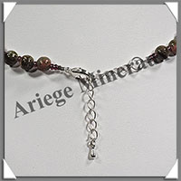 UNAKITE - Collier - Perles 6 mm - 43 cm - M003