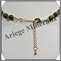 UNAKITE - Collier - Perles 6 mm - 43 cm - M004