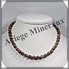 UNAKITE - Collier - Perles 8 mm - 43 cm - M004 Brsil