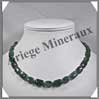ZOIZITE RUBIS - Collier Compos - Ovales et Rectangles 14x10 mm alterns - 44 cm - M003 Tanzanie