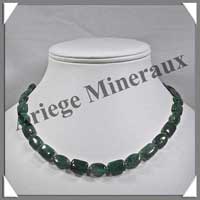 ZOIZITE RUBIS - Collier Compos - Ovales et Rectangles 14x10 mm alterns - 44 cm - M003