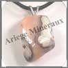 AGATE NATURELLE ROSE - Pendentif Promotion - 20  30 mm Madagascar