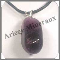 AMETHYSTE FONCEE - Pendentif Promotion - 20  30 mm