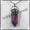 AMETHYSTE (Cabochon Grenat) - Pendentif  
