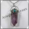 AMETHYSTE (Cabochon Turquoise) - Pendentif  