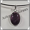 AMETHYSTE - Pendentif Argent - Ovale - 23x15 mm - W001 Brsil