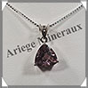 AMETHYSTE - Pendentif Argent - Facet (Triangle) - 15x15 mm - W009 Brsil