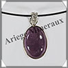 AMETHYSTE - Pendentif Argent - Ovale - 18x13 mm - W021 Brsil