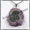 AMETHYSTE (Fleur) - Pendentif - 45 mm - C004 Uruguay