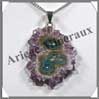 AMETHYSTE (Fleur) - Pendentif - 50 mm - C005 Uruguay