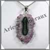 AMETHYSTE (Fleur) - Pendentif - 50 mm - C008 Uruguay