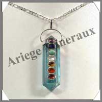 AQUA AURA - Pendentif Chakras - 60 mm - C30991