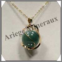 AVENTURINE- Pendentif Sphre 20 mm - C