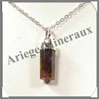 CACOXENITE - Pendentif Pointe Polie - 10  15 mm - C30962