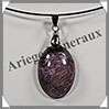 CHAROITE - Pendentif - Ovale - 28x20 mm - W010 Russie