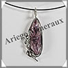 CHAROITE - Pendentif Argent - Free Form - 35x10 mm - W014 Russie