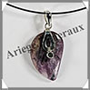 CHAROITE - Pendentif Argent - Free Form - 30x20 mm - W015 Russie