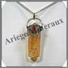CITRINE (Cabochon Grenat) - Pendentif 