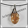 CITRINE (Naturelle) - Pendentif Argent - Ovale - 20x15 mm - W007 Brsil