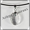 CRISTAL de ROCHE - Pendentif Argent - Ovale - 24x15 mm - W007 Brsil
