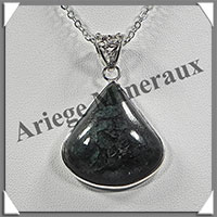 EMERAUDE - Pendentif Argent - Triangle - 27x26 mm - W012