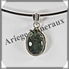 EMERAUDE - Pendentif Argent - Ovale - 20x15 mm - W015 Inde