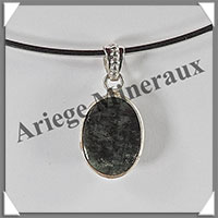 EMERAUDE - Pendentif Argent - Ovale - 20x15 mm - W015
