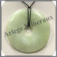 JADE - Pendentif Donut 80 mm - A080