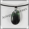 JADE NEPHRITE - Pendentif Argent - Free Form - 28x12 mm - W009 USA