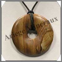 JASPE PAYSAGE - Pendentif Donut 45 mm - A045