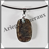 LABRADORITE - Pendentif Argent - Ovale - 28x16 mm - W010