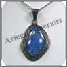 LAPIS LAZULI - Pendentif Argent - Free Form - 35 mm - A001 Afghanistan