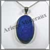 LAPIS LAZULI - Pendentif Argent - Ovale - 45 mm - C005 Afghanistan