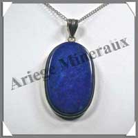 LAPIS LAZULI - Pendentif Argent - Ovale - 45 mm - C005