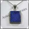 LAPIS LAZULI - Pendentif Argent - Rectangle - 28 mm - C006 Afghanistan