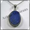LAPIS LAZULI - Pendentif Argent - Ovale - 30 mm - C007 Afghanistan