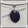 LAPIS LAZULI - Pendentif Argent - Ovale - 25x20 mm - W008 Afghanistan