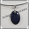 LAPIS LAZULI - Pendentif Argent - Ovale - 30x22 mm - W009 Afghanistan