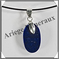 LAPIS LAZULI - Pendentif Argent - Ovale - 20x12 mm - W018