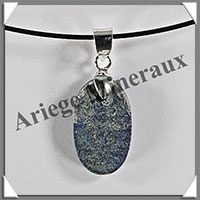 LAPIS LAZULI - Pendentif Argent - Ovale - 20x12 mm - W018