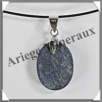 LAPIS LAZULI - Pendentif Argent - Ovale - 20x15 mm - W021