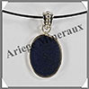 LAPIS LAZULI - Pendentif Argent - Ovale - 25x15 mm - W023 Afghanistan