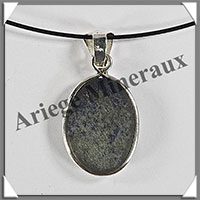 LAPIS LAZULI - Pendentif Argent - Ovale - 25x17 mm - W024