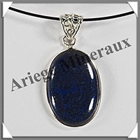 LAPIS LAZULI - Pendentif Argent - Ovale - 30x19 mm - W027