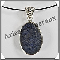 LAPIS LAZULI - Pendentif Argent - Ovale - 30x19 mm - W027